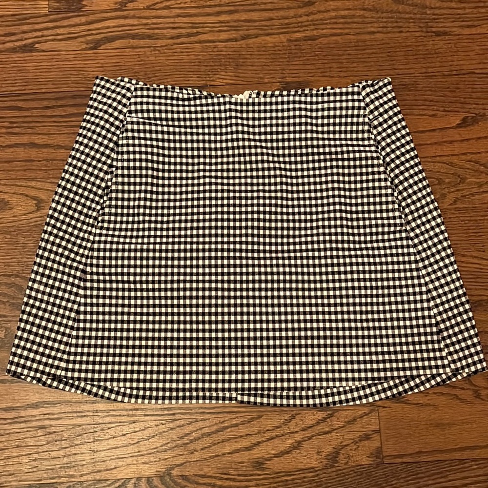 Urban outfitters plaid check mini skirt.